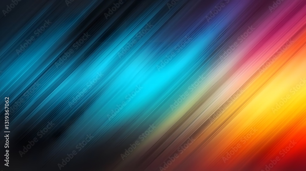 Poster colorful abstract background with diagonal streaks and vibrant color gradients