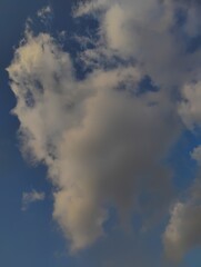 blue sky with clouds
