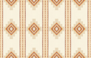 Geometric ethnic pattern seamless, Native American ethnic design, Southwestern decor design for background ,curtain, carpet, wallpaper, clothing, wrapping, Batik, vector illustration.