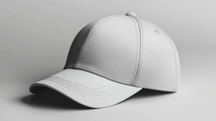Fototapeta premium mockup realistic white stylish cap
