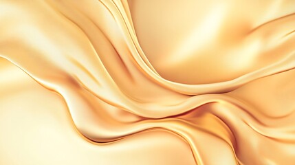 Obraz premium elegant golden silk fabric background for creative projects