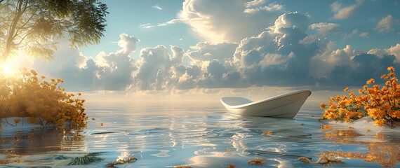 hermosa imagen de un mar relajante