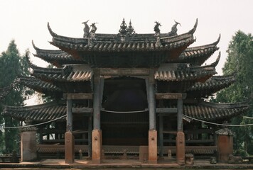 traditional Buddhist stone carvings in Anyue，Sichuan