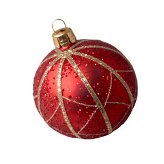 Red Glitter Christmas Ornament
