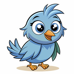 blue bird cartoon