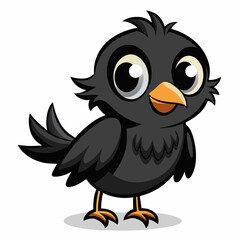 Fototapeta premium funny cartoon bird