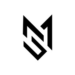 MS arrow icon vector illustration