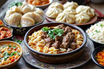 Savoring Uzbek Cuisine: Traditional Dishes Including Lagman, Pilaf, and Manti; A Culinary Journey Through Eastern Culture
