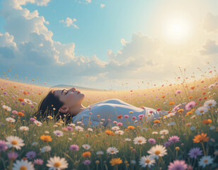 Mindful Harmony – Stunning Sophrology & Stress Management Illustrations for Relaxation and Well-Being