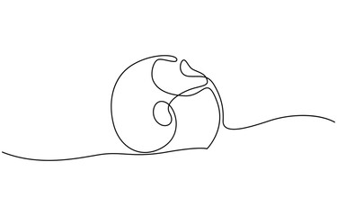 Continuous line drawing of donut. One line donut drawing, Continuous one line drawing of donuts isolated on white background.