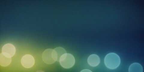 green bokeh background