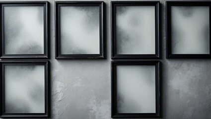 Photo of a black and white medium format hand-copy contact sheet featuring empty frames and a fascinating paper surface. Retro photo placeholder.