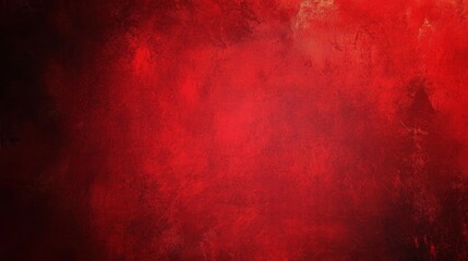 An abstract crimson canvas, with a deep, dark corner contrasting with the vibrant red texture