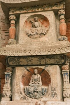 Dazu：A series of Chinese religious sculptures and carvings and UNESCO World Heritage Site located in Dazu District, Chongqing, China. The carvings date back as far as the 7th century AD