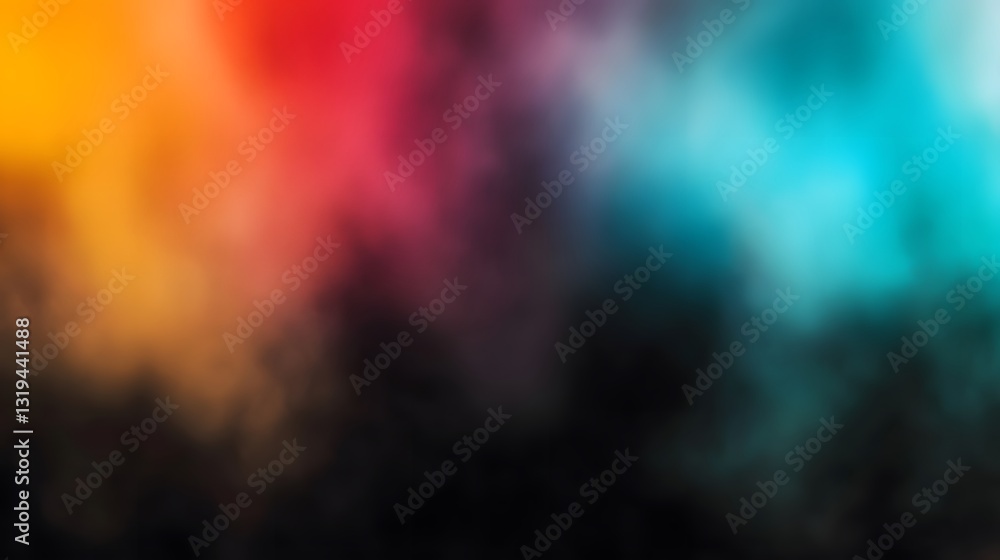 Poster abstract colorful background showing diffused lights and dark shaded areas