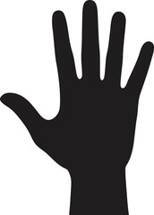 hand vector silhouette