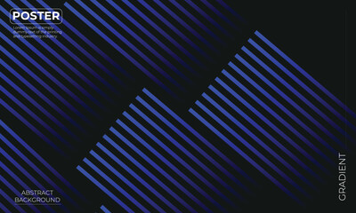 Futuristic abstract gradient lines background dark background with copy space abstract colorful gradient lines vector moving forward
