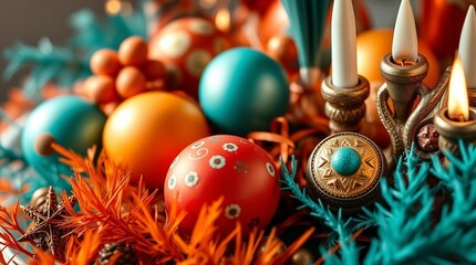 christmas decoration on a white background