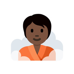 Person in Orange Robe