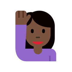 Fototapeta premium Person Raising Hand 