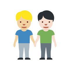 Two Friends Holding Hands
