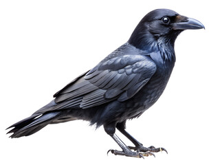 Crow isolated on transparent background