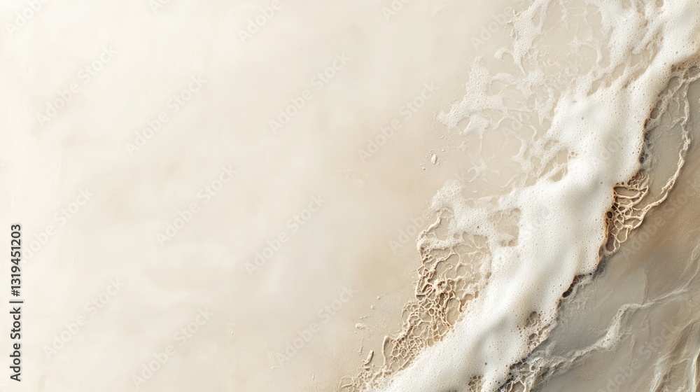 Aufkleber abstract beige texture with flowing forms. possible use backgrounds, nature-inspired art prints