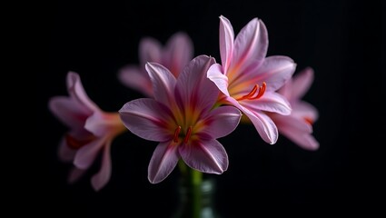 Fototapeta premium pink frangipani flower isolated