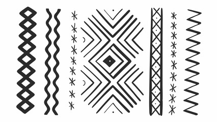 set of celtic borders