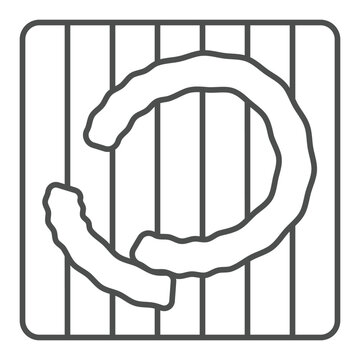 grilled onion rings on grill clip art preview