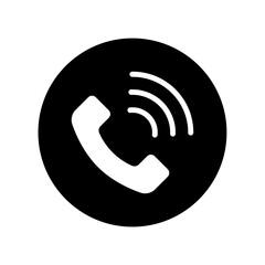 Icon a call, isolated against a clean background.
