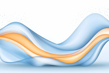 Obraz premium Abstract flowing waves design (1)