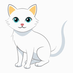 Fototapeta premium Cat vectorA