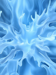 Obraz premium Abstract liquid, light blue, splatter texture