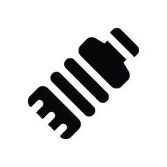 water bottle glyph icon. Strong and solid vector icon for websites, mobile interfaces, presentations, and visual branding. High quality and easy to edit.