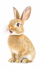 Obraz premium Adorable baby rabbit
