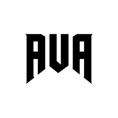 AUA letter logo design for technology company. AUA logo design black and white color combination. AUA logo, AUA vector, AUA design, AUA icon, AUA alphabet. AUA typography logo design.