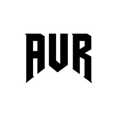 AUR letter logo design for technology company. AUR logo design black and white color combination. AUR logo, AUR vector, AUR design, AUR icon, AUR alphabet. AUR typography logo design.