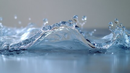 Water splash close-up