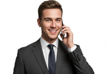 businessman talking on the phone
