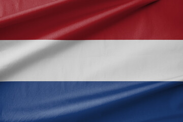 Netherlands National Flag Waving in the Wind