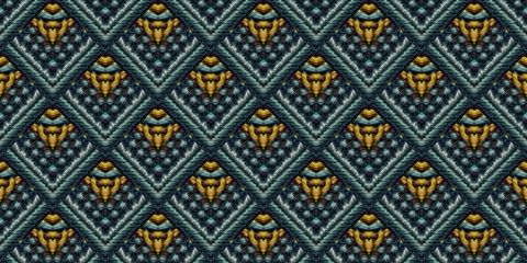 Seamless Ethnic Pattern. Shabby Vintage. Native