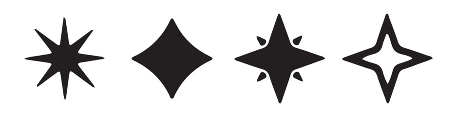 Fototapeta premium Bright sparkle, star sparkle, shiny flash star. Star shine sparkle icon. Vector illustration eps 10