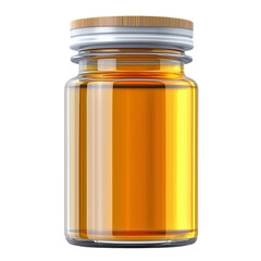 Sugary foods beverages addiction. Desserts consumption. Blood sugar. Clip art. A jar of honey with a wooden dipper showcasing golden sweetness.