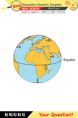 Geography, Geographic concepts, High school, middle school, exam question template, numerical lessons, verbal lessons, Next generation problems, for teachers, editable