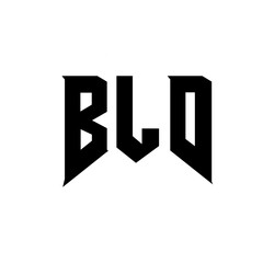 BLD letter logo design for technology company. BLD logo design black and white color combination. BLD logo, BLD vector, BLD design, BLD icon, BLD alphabet. BLD typography logo design.