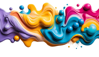  Colorful creamy textures arranged png 
