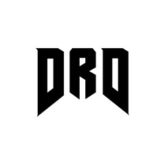 DRD letter logo design for technology company. DRD logo design black and white color combination. DRD logo, DRD vector, DRD design, DRD icon, DRD alphabet. DRD typography logo design.