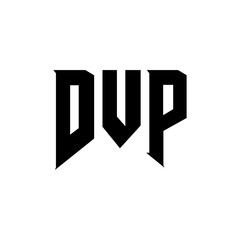 DVP letter logo design for technology company. DVP logo design black and white color combination. DVP logo, DVP vector, DVP design, DVP icon, DVP alphabet. DVP typography logo design.