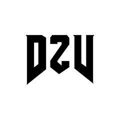 DZV letter logo design for technology company. DZV logo design black and white color combination. DZV logo, DZV vector, DZV design, DZV icon, DZV alphabet. DZV typography logo design.